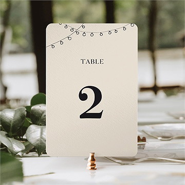 Numéro de table mariage vélo au vent ! - Mise en situation