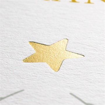 Faire-part communion en vérité dorure - Marquage à chaud OR