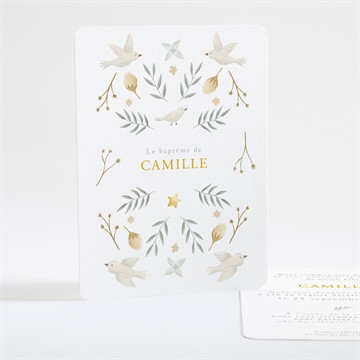 Carte dorure - portrait