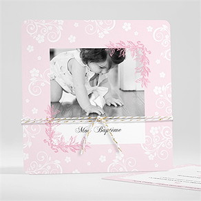 Faire-part de baptême petite tendresse