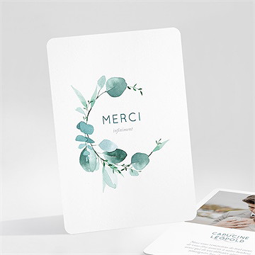 Remerciement mariage grande esquisse