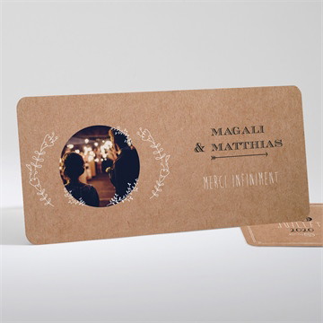 Carte recto-verso - paysage 