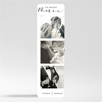 Remerciement mariage liés pour toujours magnet - Mise en situation