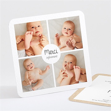 Remerciement naissance nos jumeaux