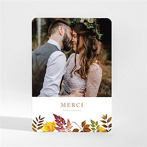 Remerciement mariage subliminal magnet