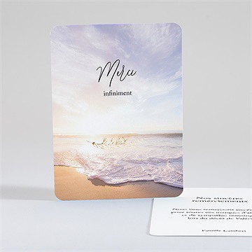 Remerciement décès au revoir