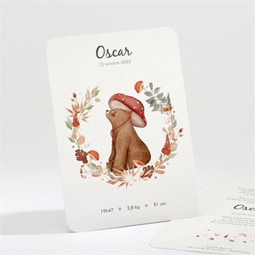 Carte recto-verso - portrait