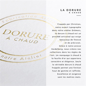 Faire-part de baptême celebrons dorure - Vue explicative