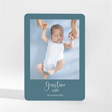Faire-part naissance jolie touche magnet - Mise en situation