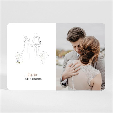 Remerciement mariage complicité magnet