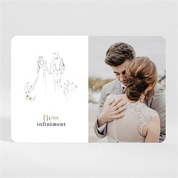 Remerciement mariage complicité magnet