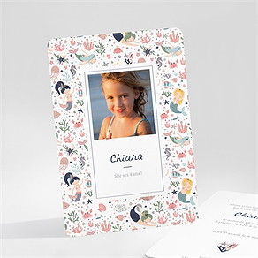 Invitation anniversaire sirene