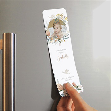 Signet baptême jungle magnet - Mise en situation