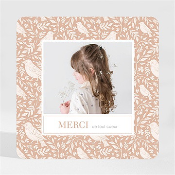 Remerciement communion beaux symboles