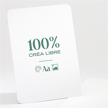 Carte de voeux voeux 100% à créer portrait