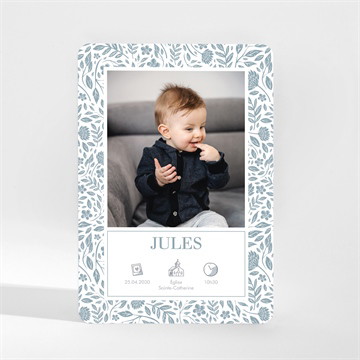 Faire-part de baptême jour divin magnet