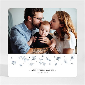 Carte de voeux ça passe si vite magnet