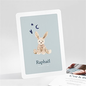 Invitation anniversaire lapin