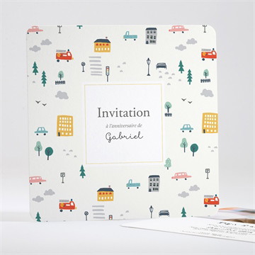 Invitation anniversaire city