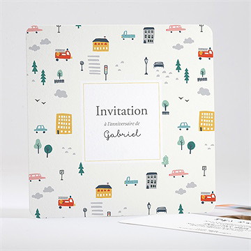 Invitation anniversaire city