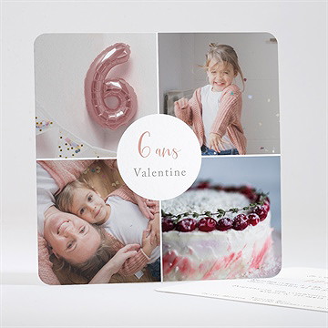 Invitation anniversaire mon joli pêle-mêle