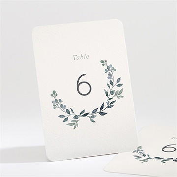 Numéro de table mariage rien que nous