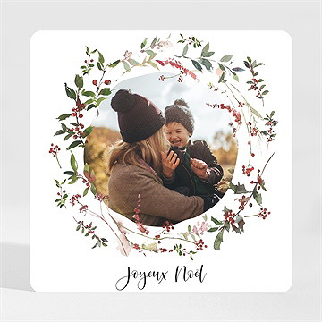 Carte de voeux noel magnet