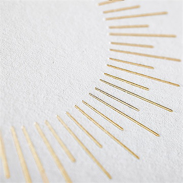 Carte de voeux logo - Détail de la carte