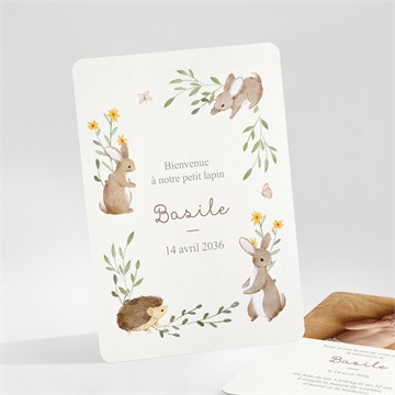 Carte recto-verso - portrait