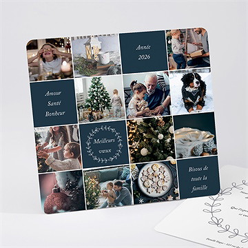 Carte de voeux multiples photos