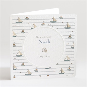 Faire-part naissance mon petit marin
