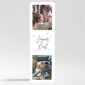 Carte de voeux pêle mêle de noël