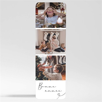 Carte de voeux happy new year magnet