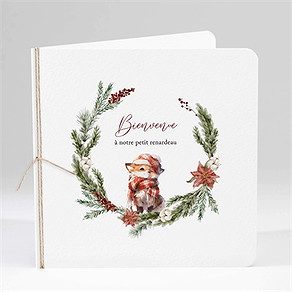 Faire-part naissance hiver