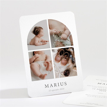 Faire-part naissance fenêtre sur la vie