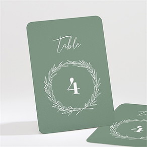 Numéro de table mariage tout pour toi