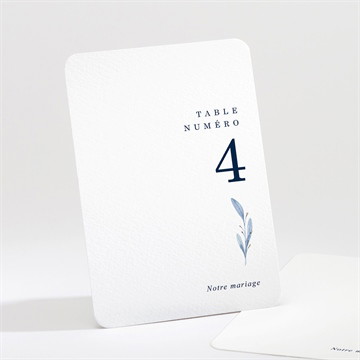 Numéro de table mariage pureté