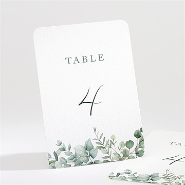 Numéro de table mariage lyrisme