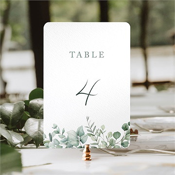 Numéro de table mariage lyrisme - Mise en situation