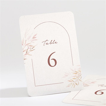 Numéro de table mariage poésie boheme