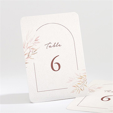 Numéro de table mariage poésie boheme