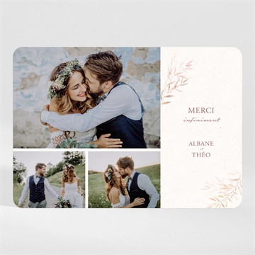 Remerciement mariage poésie boheme