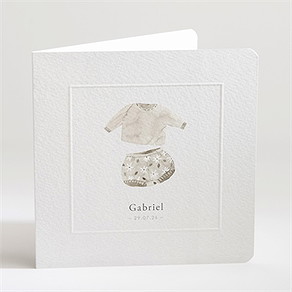 Faire-part naissance bébé garçon