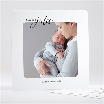 Carte recto-verso - carré