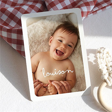 Faire-part naissance grand bonheur