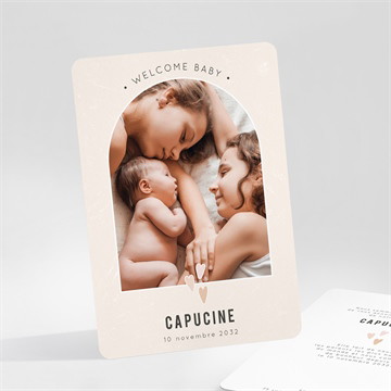 Carte recto-verso - portrait