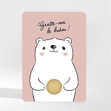 Carte annonce grossesse humour magnet - Mise en situation