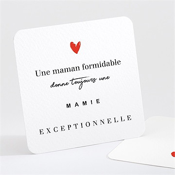 Carte annonce grossesse bientôt mamie - Vue sans bracelet