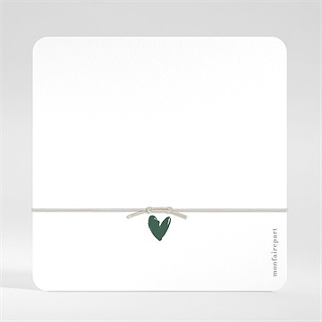 Carte annonce grossesse bientôt papa - Dos du faire-part