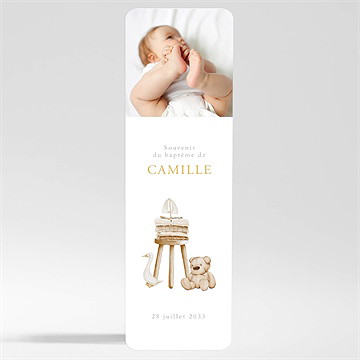 Signet baptême ours marin magnet